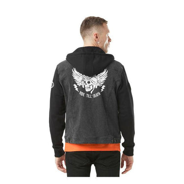 Von Dutch Denim jacket black - MOTOCCINO