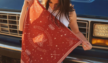 Wildust Sisters MOTO SCARF - SPEED GODDESS - MOTOCCINO