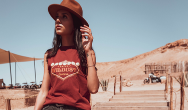 Wildust Sisters TANK SHIRT - VEGAS - MOTOCCINO