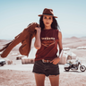 Wildust Sisters TANK SHIRT - VEGAS - MOTOCCINO