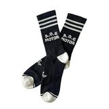 Age of Glory Marauder Socks - Off-White/Black - MOTOCCINO