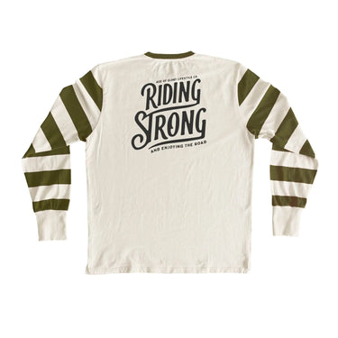 Age of Glory Riding Strong Longsleeve T-Shirt - MOTOCCINO