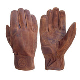 Age of Glory Rover Leather Gloves - Caramel Suede - MOTOCCINO